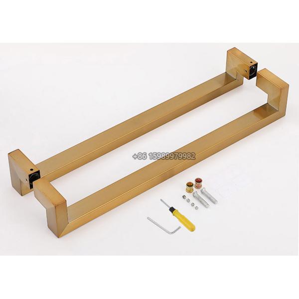 Commercial Stainless Steel Door Pull Handles 1800mm Length Brushed Effect