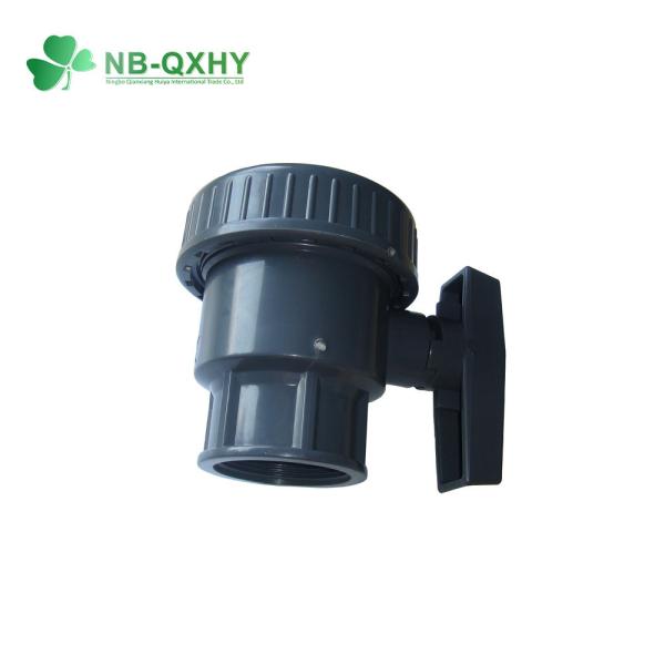 Light Gray PVC CPVC Plastic Single Union Ball Valve for Irrigation Agriculture at Best