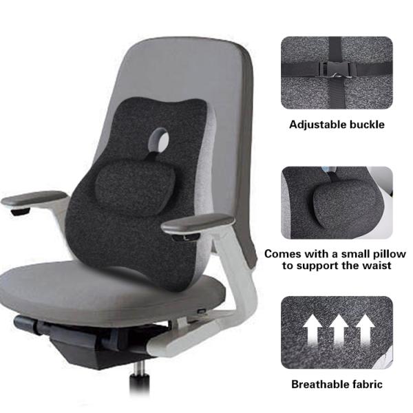 2023 Design Bus Driver Waist Backrest Cushion Made with Memory Foam and Customizable