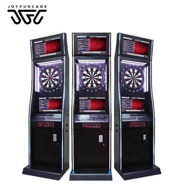 Multilingual Support Dart Board Arcade with Branding Options Custom Ads Dart Machine For Sale