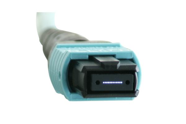 400G MPO Cable MPO to MPO Patch Cord Female OM3 16 Fiber Type B 5M