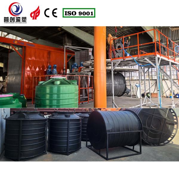 CC-3A-4500 ホールなプラスチック製品のための回転型鋳造機