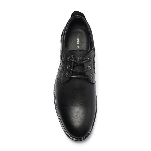 Antiodor Mens Black Leather Casual Shoes 44 45 46 Size