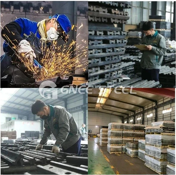 Top-Notch Heat Treated QU70 Crane Steel Rail For Heavy Load Transport