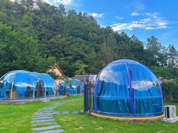 Hot-Selling Fashionable Design PC Bubble House For Hotel Dome Tent Modular Prefab Dome house