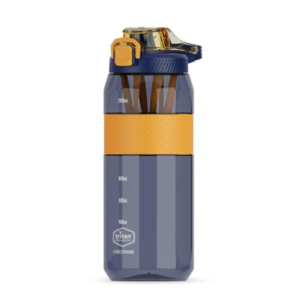 FDA Approved 64oz Clear Tritan Plastic Sport Bottles With Handle
