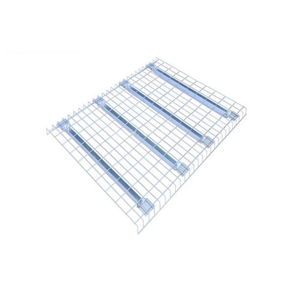 Customzied Strong Warehouse Pallet Shelving Racks With Welded Galvanized Wire Mesh Decking