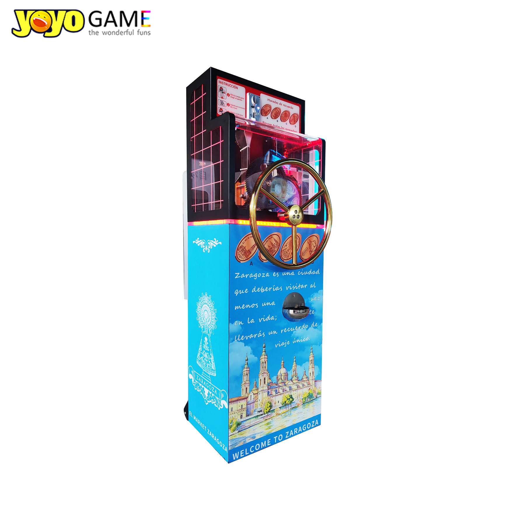 Commercial Heavy-Duty Metal Coin Press Machine Customizable Souvenir Coin Stamping Scenic Spots Museums Theme Parks English