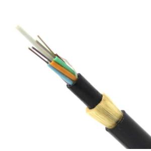 Антенна куртки кабеля ADSS все- диэлектрическая двойная устанавливает оптический кабель волокна пяди 48 150m