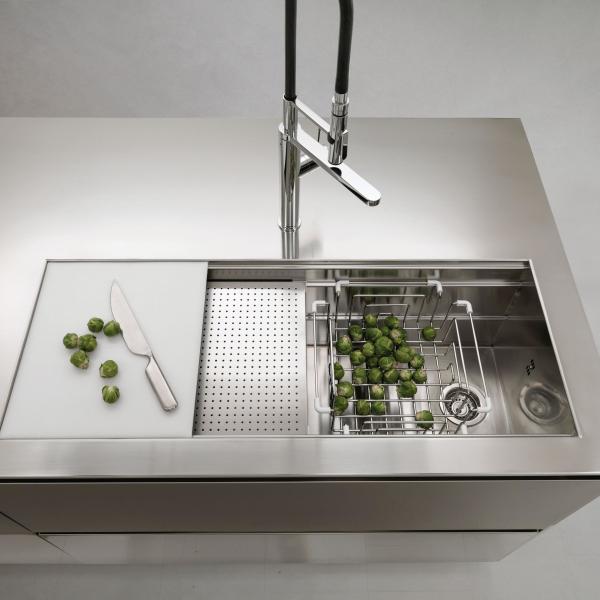 304 Stainless Steel Kitchen Cabinet With Smart Customize Kitchen Cabinet For Villa