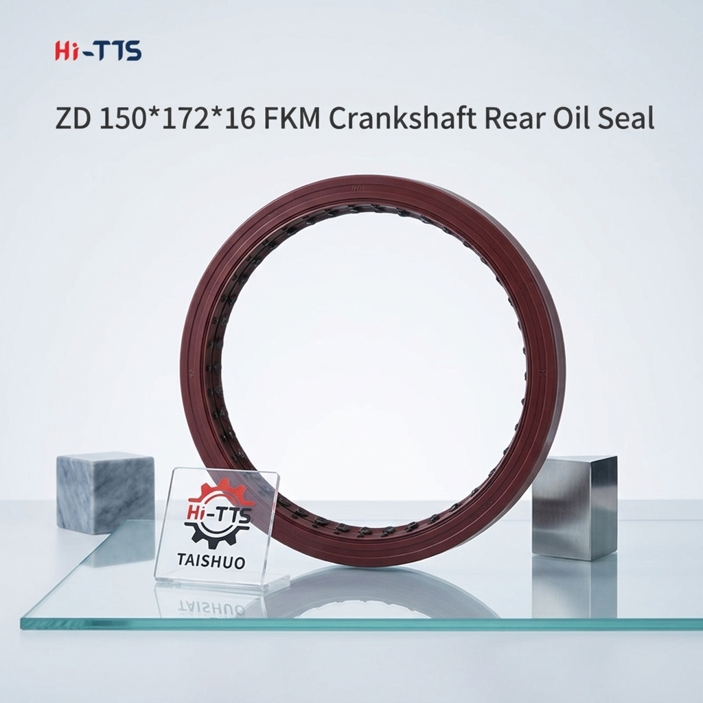 ZD 150×172×16 Double Layer Double Spring Leak Proof Crankshaft Rear Oil Seal OE 1005080-81D For FAW J6 J7 Xichai Diesel Engine Parts