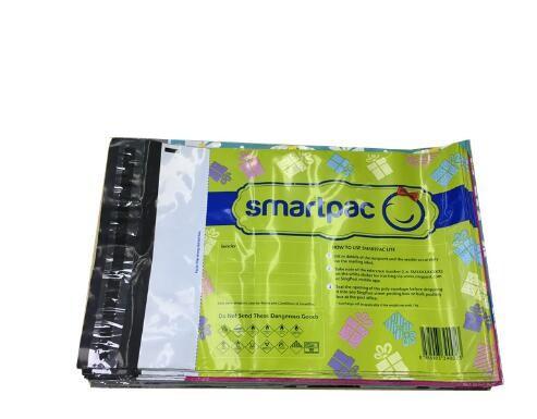 Self adhesive documents enclosed PE laminated Material  Plastic Bag with Adhesive Tap