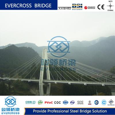 OEM ODM Single Tower Cable Stayed Suspension Bridge Flexible Structure