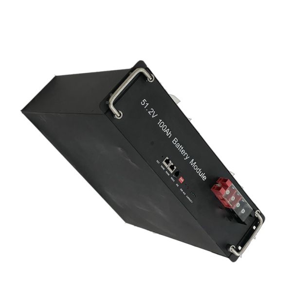 Exliporc 5.12kWh 51.2V LiFePO4 Lithium Battery Pack for Solar Energy Storage System
