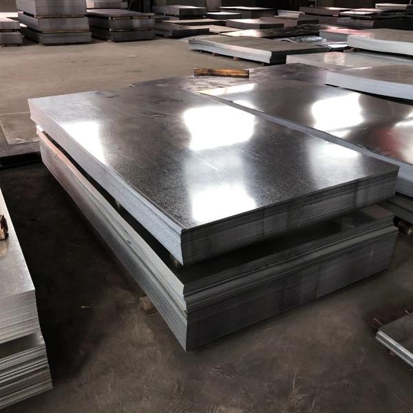 JIS G3302 DX51D Galvanised Steel Sheet 26 28 Gauge Gi Plate Zinc Coating Regular Spangle