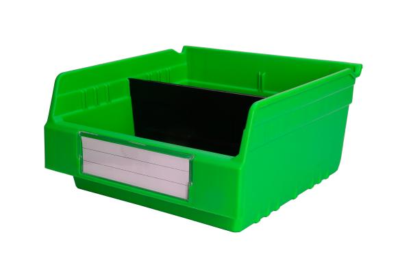 Caixa de armazenamento de escritório organizador prateleira empilhável para casa garagem caixote de plástico não dobrável