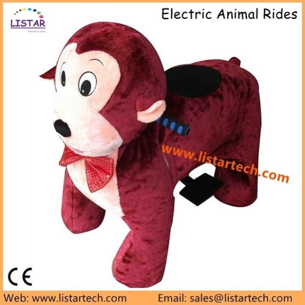 Lovely Monkey Children Animal Rides Plush Ride on Wild Animals Electric Animal Toy