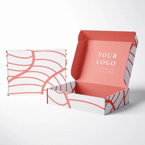 Boîtes d'emballage imprimées personnalisées Cadeau cosmétique Pliable Boîtes en papier pour l'expédition