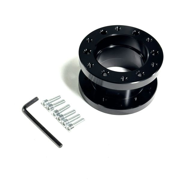 Aftermarket Aluminium Steering Wheel Adapter Kits Hub Spacers 50MM Extension For Motorsport