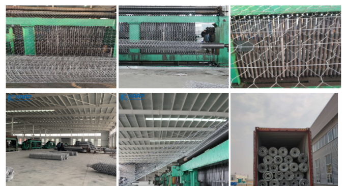 Гальванизированное 2x1x1 сварило коробку Gabion подпорной стенки провода