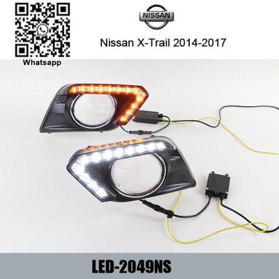 Nissan X-Trail Car DRL LED Daytime Running Lights Car turn signal indicators
