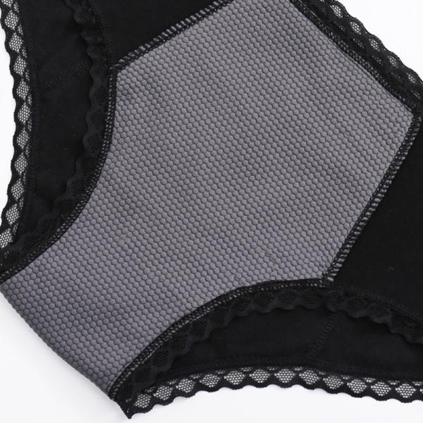 Knitted Organic Cotton Period Panties Menstrual 4 Layers Sustainable Period Panties