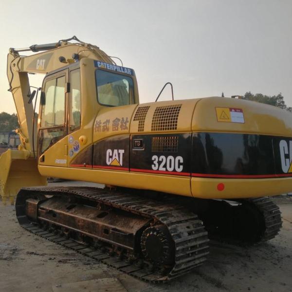 Used Cat Excavator CAT 320C Secondhand  20ton Crawler Digger with 0.8m3 bucket