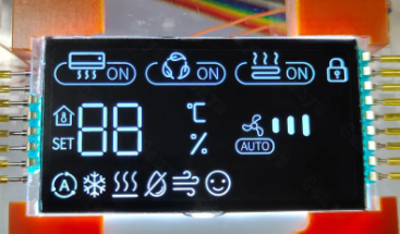 Écran LCD VA de 2,2 pouces, pilotage négatif 5V, dimensions 57x29,2x2,0 mm