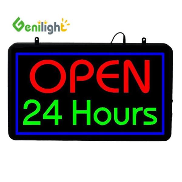CE ROHS Certified Best Battery Powered Flex 24 Hours Lettering Sign Led Neon Open Signs