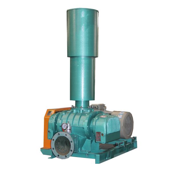 Vertical 55kw Tri Lobe Roots Air Blower For Sewage Treatment