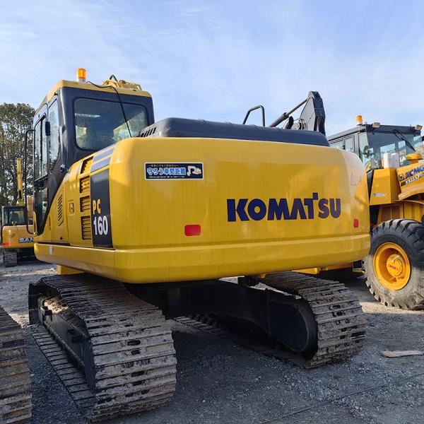 Engenharia de Construção Usada Excavadora Komatsu Pc160-7