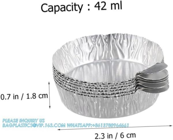 Aluminum Weighing Boats Liquid Mixing Foil Trays Aluminum Weighing Pan Foil Reusable Chemistry Weighing Pan for Lab