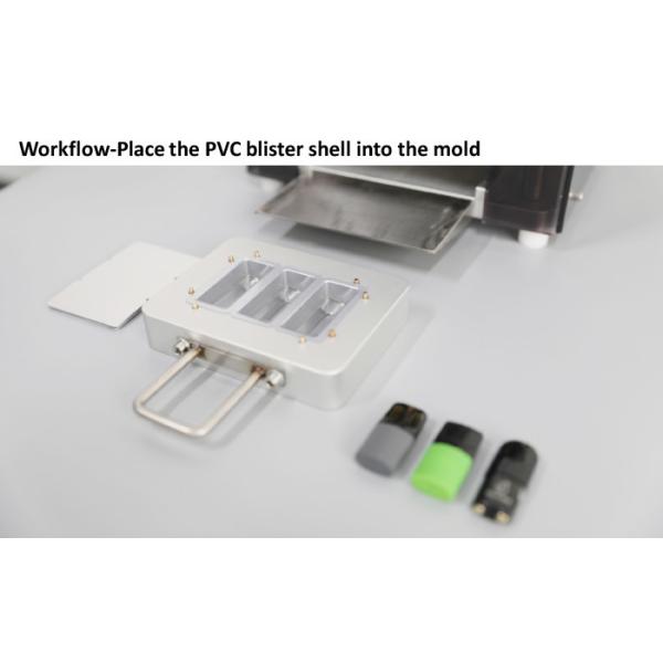 Laboratory Small Blister Packing Machine 0.6KW For Tablet Packaging