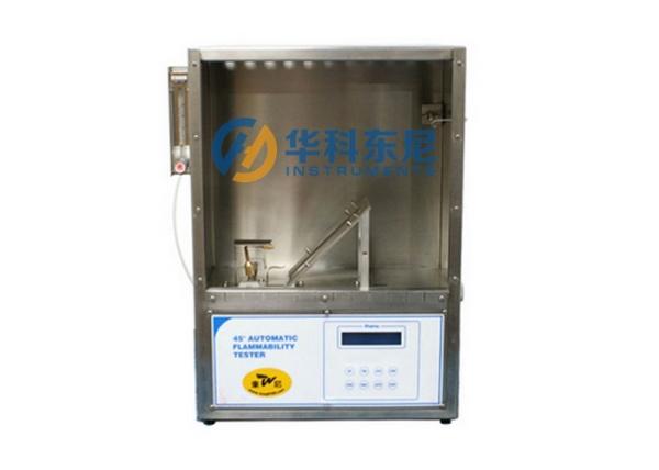 45 degree Flammability Tester Toys Testing Equipment to check flammable performance of the textile