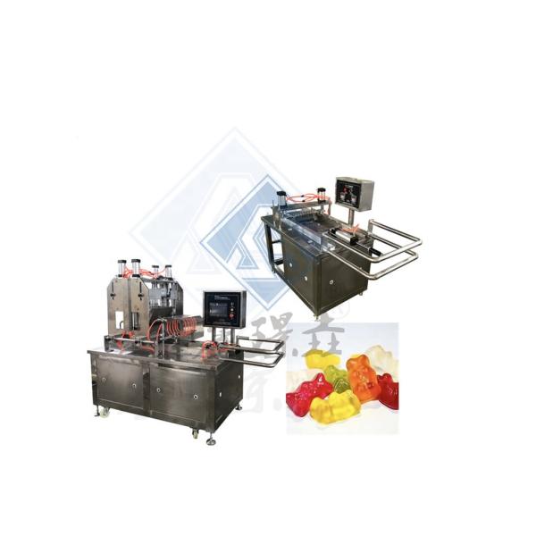 Multifunctional Blueberry Gummies Line Bears Gummy Candy Depositing Machine for Retail