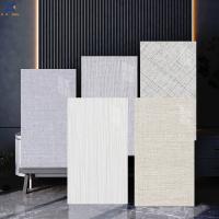 Éraflure en bois de panneaux de mur de PVC de placage de panneau mural en bambou de fibre anti