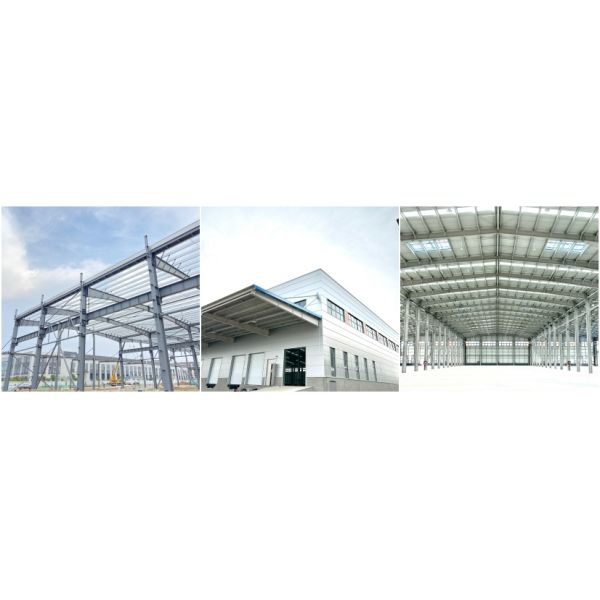 Modern Light Galvanized Prefab Steel Structure Workshop Warehouse Architecture