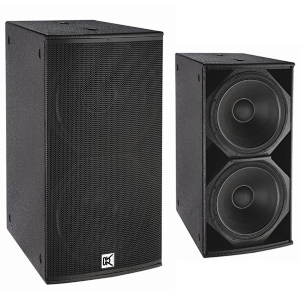 Dual 15 Cabinet Audio System Loudspeaker For Live Sound Bands
