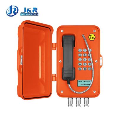 Industrial Explosion Proof VoIP Telephone with LCD display For Oil - Gas Station