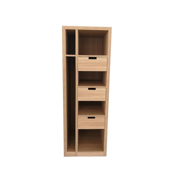 Customizable Wooden Simple Hotel Room Wardrobe Shelving & Storage Closet Cabinet