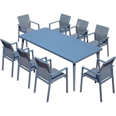 Outdoor Table and Chairs, Courtyard Patio Nordic Light Luxury, Villa Modern Minimalist Leisure Set, Sunproof & Waterproof Terrace Furniture Area