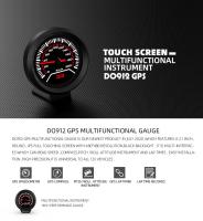 Compasso Lap Time Speed Gauge do toque de 8VDC 12000rpm