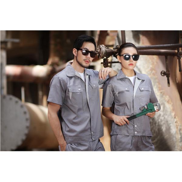 На заказ унисексная хлопковая рабочая одежда для мужчин и женщин двухдельная промышленная форма