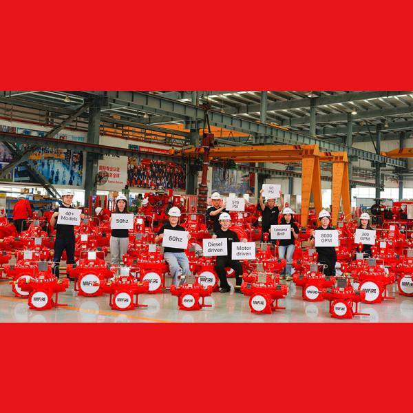 2500GPM 44-67m 62-95psi NMFIRE SCF200-150-370 Электромоторный пожарный насос UL FM Утвержденные пожарные насосы Водный насос 568M3/H