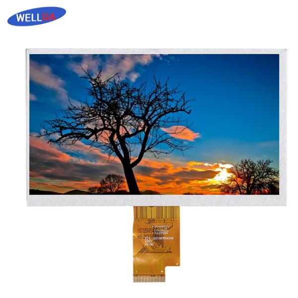 пикселы 1024x600 экран LCD 7 дюймов для интерфейса автомобиля нормально черного LVDS