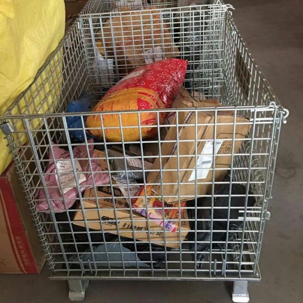 Provide Sample Welded Metal Cage for Warehouse Storage Equipment Pallet Technique