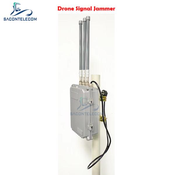 5кг наружной дрон джаммер 25w 2.4G 5.8G Wi-Fi GPS 500м расстояние