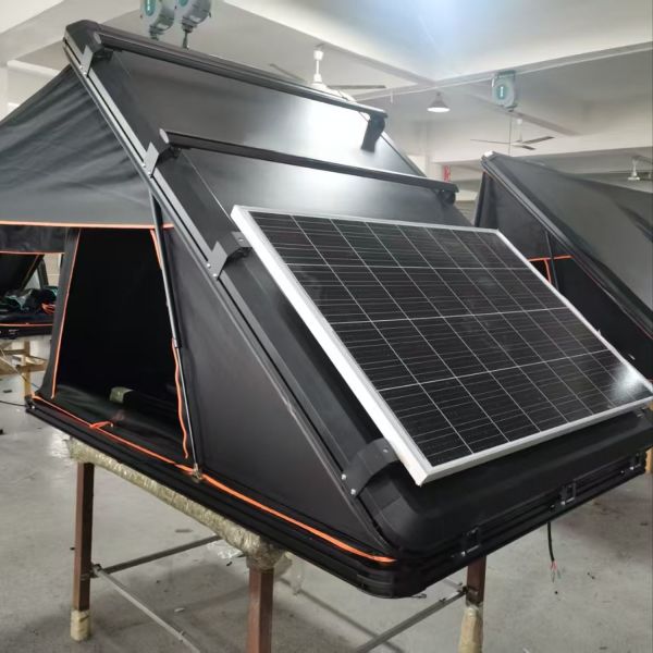 Aluminum 3 Person Rooftop Tent Hard Shell Pop up Waterproof HardShell Roof Top Tent for  Jeep Car Light Weight Roof Top Tent