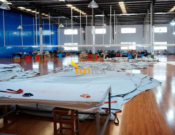 Silicone fácil de Carry Fire Blanket 6X8m do PRO carro da extra grande revestido para veículos com a trouxa