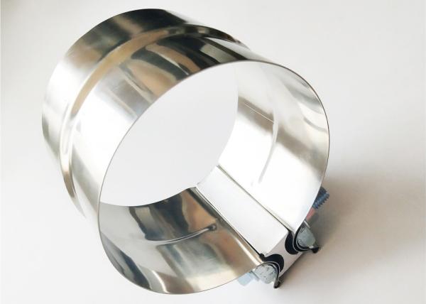 304 Bright Stainless Steel 0.02 Thick Lap Joint Clamp